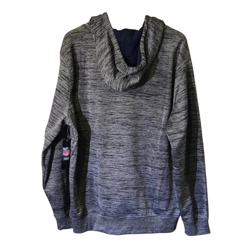 NFL Tennessee Titans Team Apparel Women XXL Mottled Gray/Silver Hoodie Sweatshrt - Picture 5 of 16